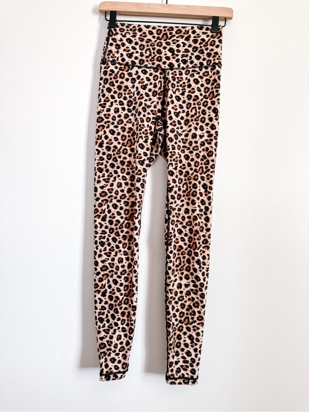 ColorfulKoala Leopard Print Brown and Tan High Rise Leggings Size S